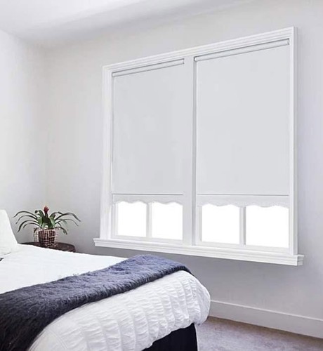 Cordless blackout fringed - blackout,